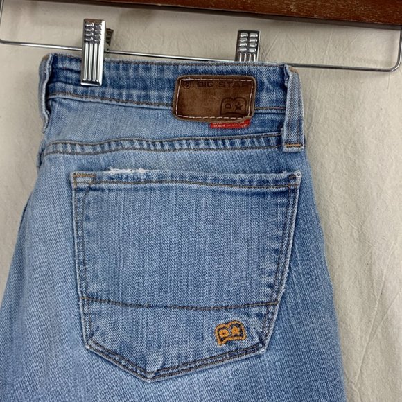 Big Star Bootcut Jean in Medium Indigo Distressed - Picture 8 of 10